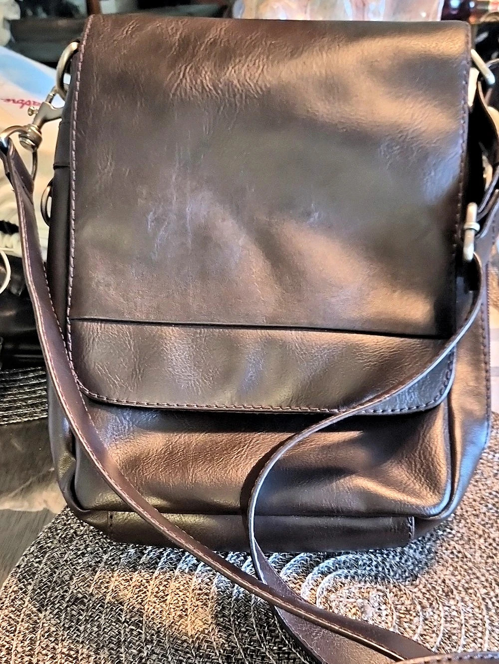 Aldo Messenger Bag in Black